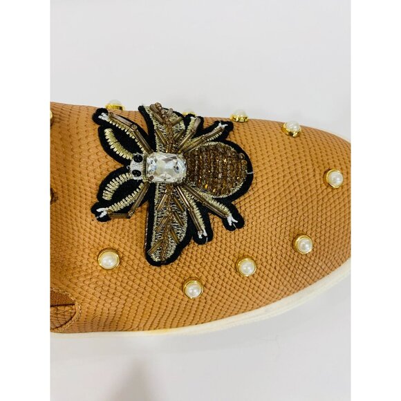 Olivia Miller Genesee Bee Embellished Sneakers Pearl Stone size 11 - Picture 10 of 10